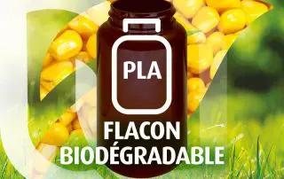 flacons biodégradables PLA écologie