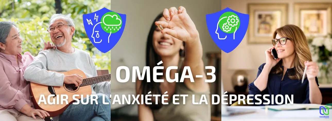 omega-3 diminuer réduire anxiété agir dépression anti dépresseur naturel