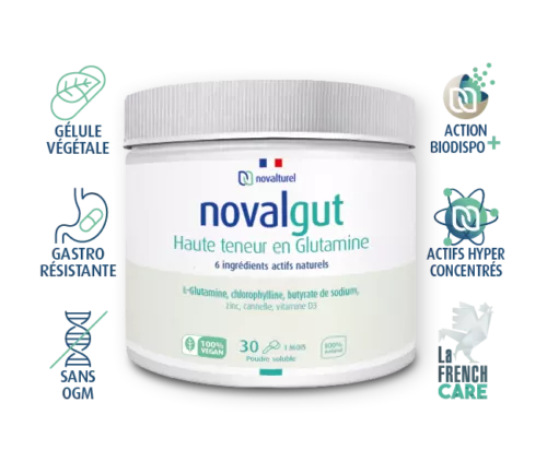 novalgut-cicatrisant-intestinal-naturel-permeabilite-glutamine-intestin