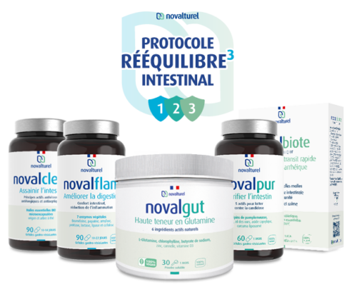 novalturel-protocole-rééquilibre-intestinal-3-pack-type-solutions naturelles- problèmes intestinaux