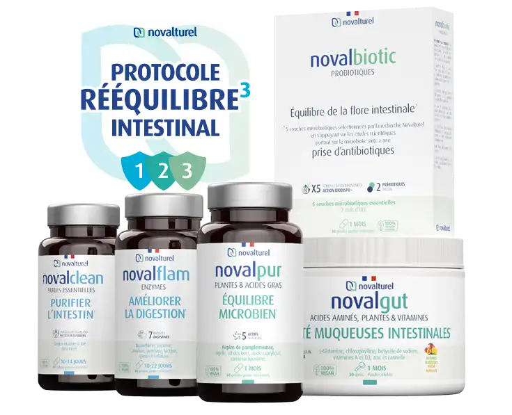 Troubles digestifs Novalturel cure rééquilibre intestinal