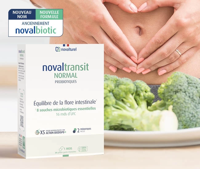 novalbiotic- renforce microbiote - transits normaux - novalturel