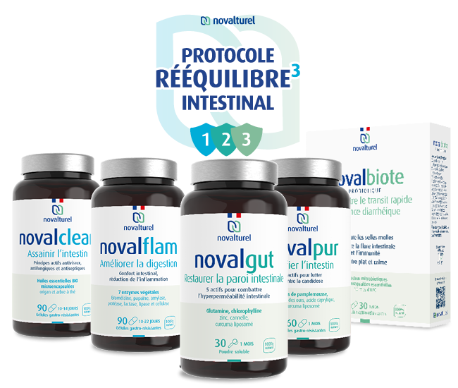 novalturel-protocole-rééquilibre-intestinal-3-pack-type-solutions naturelles- problèmes intestinaux