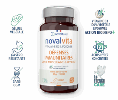 novalvita-vitamie-d-d3-bienfaits-vegetale-naturelle-lichen-boreal-novalturel Les Indispensables Immunité Vitalité Moral