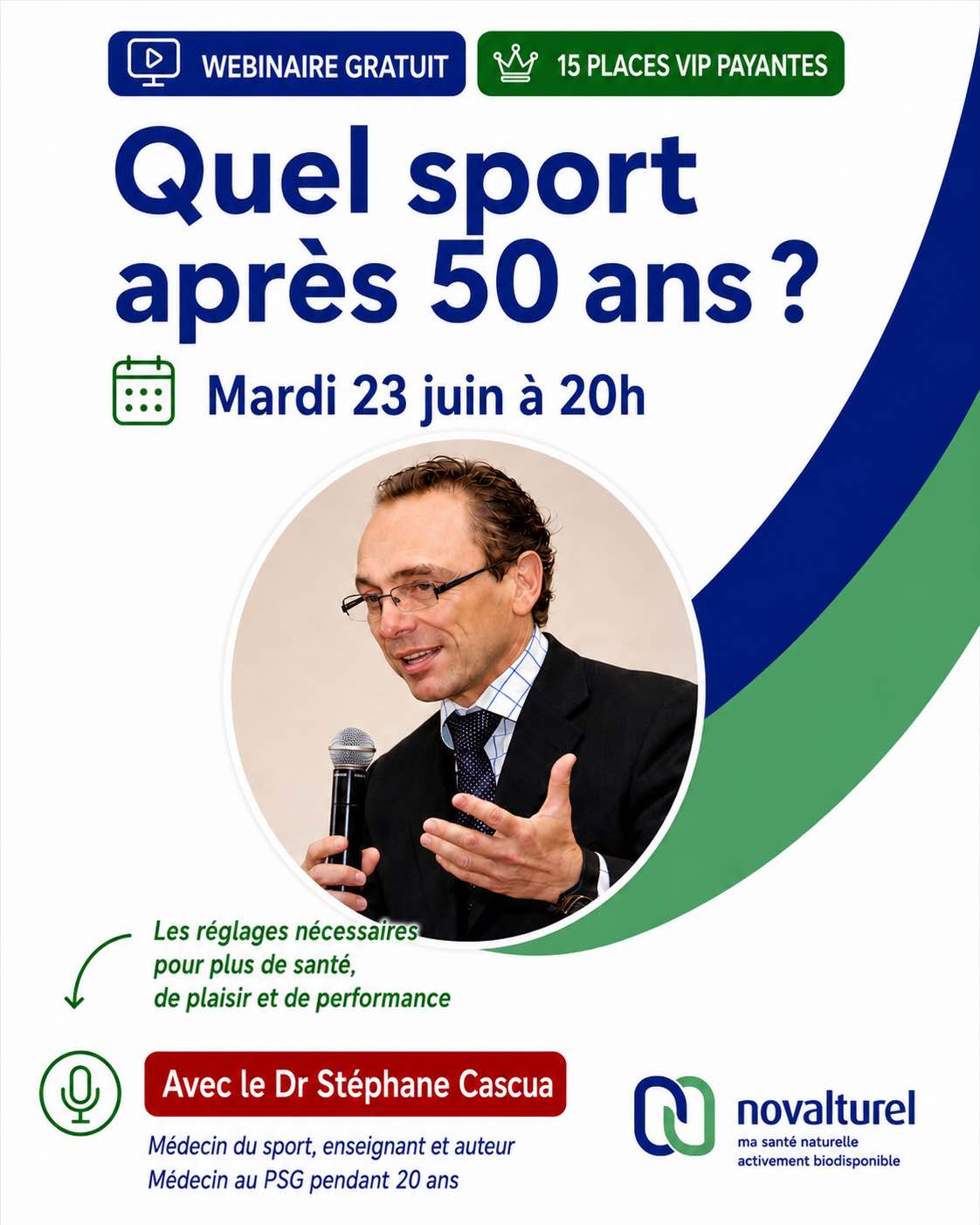 Quel sport après 50 ans ?