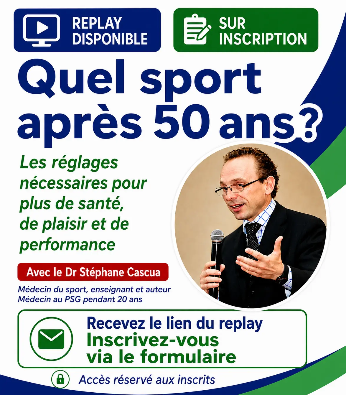 Quel sport après 50 ans ?